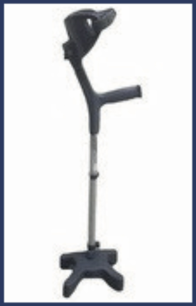 Elbow Crutch Quadrapod — Scanda Enterprises, medical supplies Moosapet Hyderabad